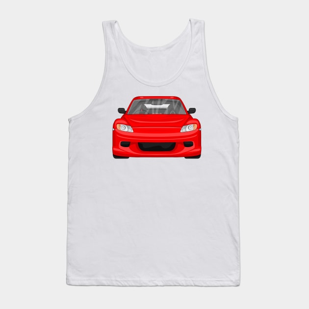 RX8 RED Tank Top by VENZ0LIC